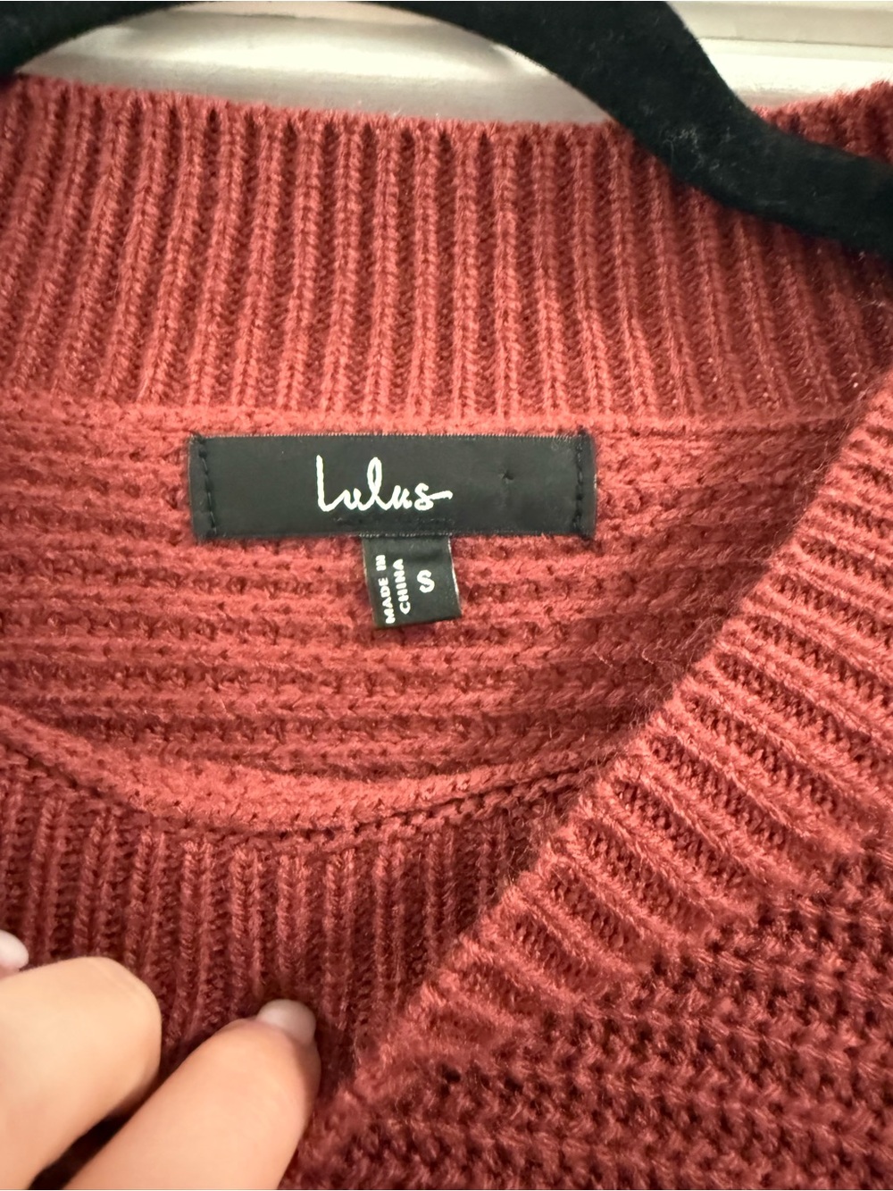 Lulu’s Toasty Time Dark Mauve Long Sleeve Two-Piece Sweater Dress - Picture 5 of 8